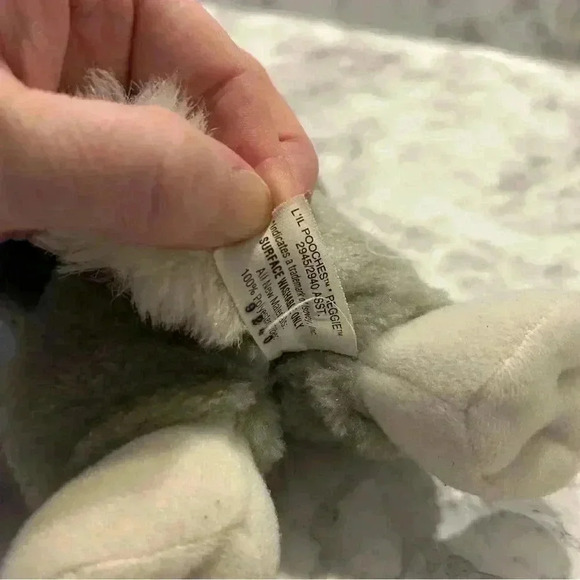 Vintage 1991 Playskool Lil Pooches Reggie Plush Dog with Moveable Mouth - Picture 5 of 5